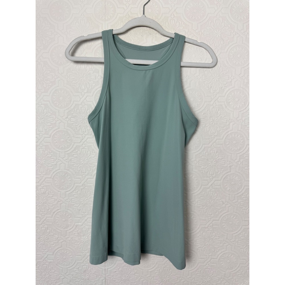 Lululemon Invigorate Training Tank Top Sage Green Racerback Size Small 6